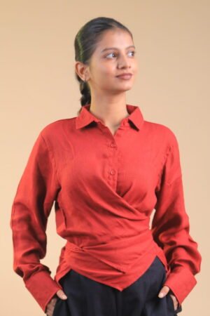 Ruby Wrap Shirt