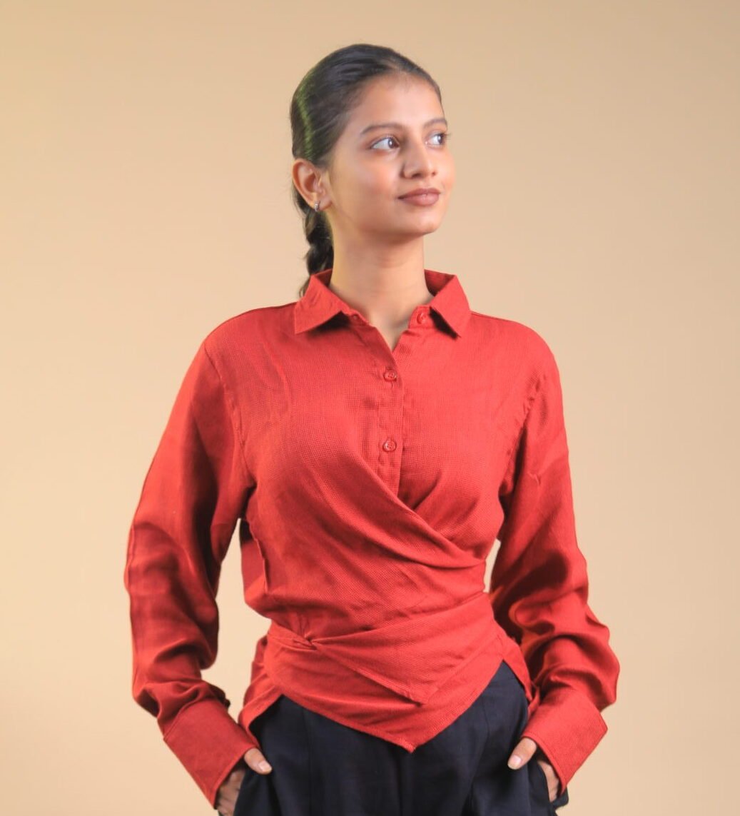 Ruby Wrap Shirt