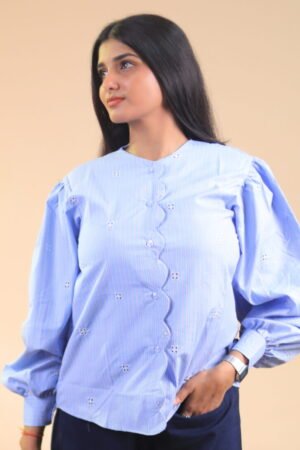 Sky Scallop Shirt