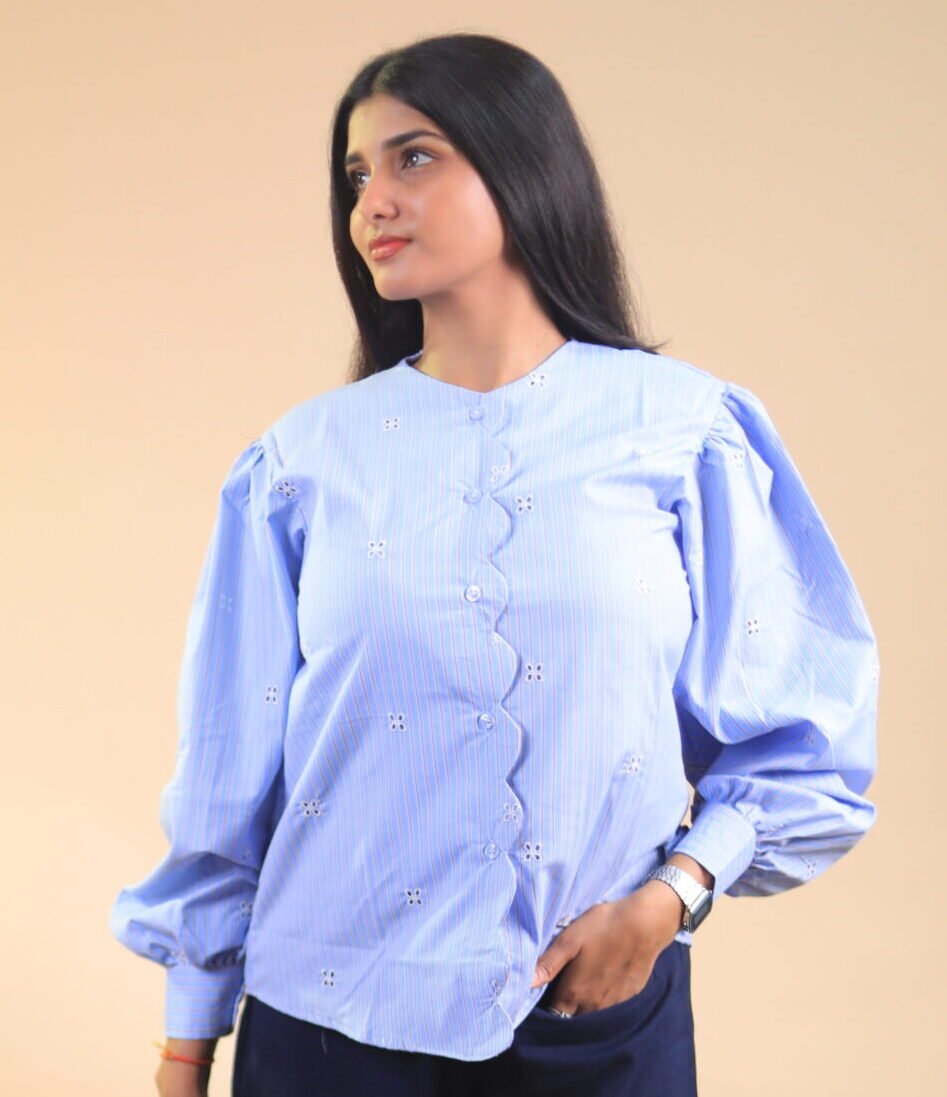 Sky Scallop Shirt